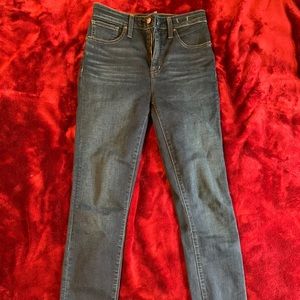 Madewell Curvy High Rise Skinny Jeans